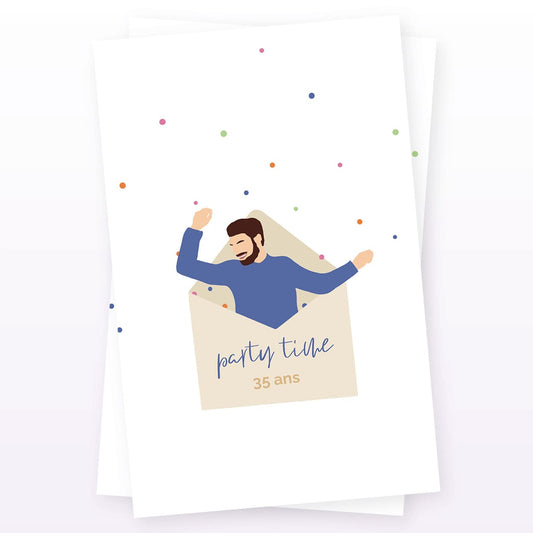 Stickers anniversaire adulte | Enveloppe surprise