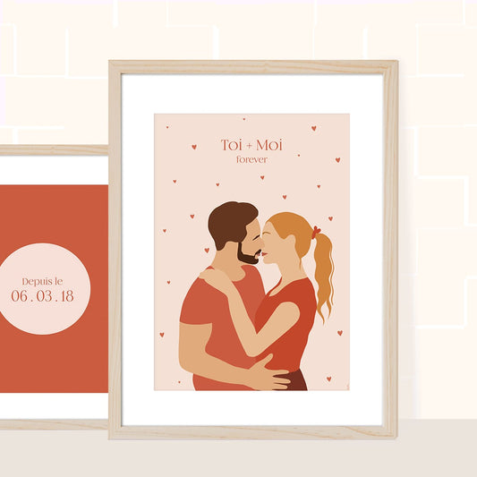 Illustration - Spécial Saint-Valentin POSTER DÉCORATION